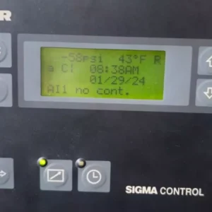 USED SIEMENS SICOMP-IMC 01S WITH KAESER KOMPRESSOREN SIGMA CONTROL MEMBRANE KEYBOARD