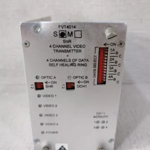 USED COMNET FVT4014 (S) SHR 4-CH VIDEO TRANSMITTER+4-CH DATA SELF HEALING RING