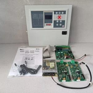 OLYMPIA ELECTRONICS BSR-1001 ANALOGUE ADDRESSABLE FIRE ALARM PANELS - NEW OPEN BOX