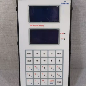 USED EMERSON ROC-800 REMOTE OPERATIONS CONTROLLER KEYPAD DISPLAY EMERSON W40124