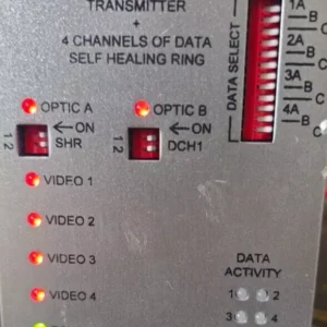 COMNET FVT4014M SHR 4-CH VIDEO TRANSMITTER+4-CH DATA SELF HEALING RING-TESTED OK - Seller Refurbished