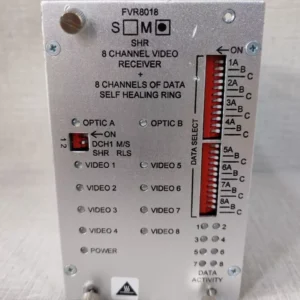 USED COMNET FVR8018M SHR 8 CH VIDEO RECEIVER + 8 CH DATA SELF HEALING RING