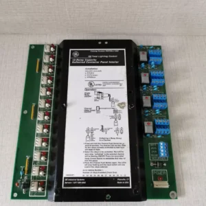 USED GE TOTAL LIGHTING CONTROL 12-RELAY CAPACITY SOFTWIRED CONTACTOR RINTERxx12SC