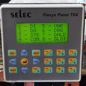 USED SELEC FLEXYS PANEL TX4 POWER SUPPLY WITH DISPLAY FL-TX4-G-1-1-1 TRIED & TESTED