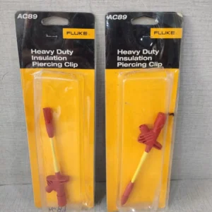 FLUKE AC89 HEAVY DUTY INSULATION PIERCING CLIP LOT 2 PCS - NEW OPEN BOX