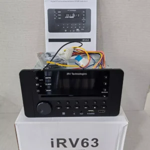 iRV63 Technologies AM/FM/CD/DVD/MP3/MP4 Radio Stereo - NEW OPEN BOX