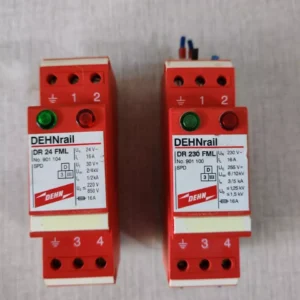 USED DEHN DR 24 FML, 901104 and DEHN DR 230 FML, 901100 Surge Protector Device