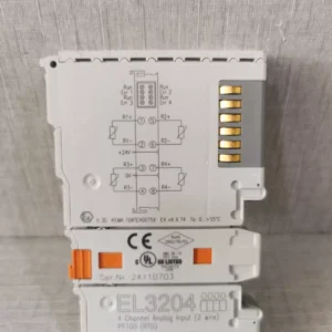 USED BECKHOFF EL3204 4-CHANNEL ANALOG INPUT(2 WIRE)
