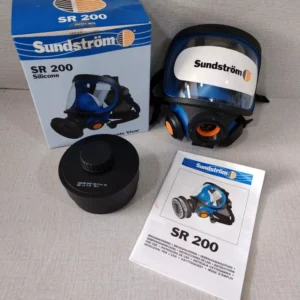 Sundstrom SR 200 Full Face Silicone Mask Respirator - Incomplete Accesssories