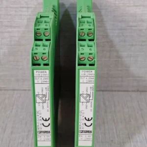 USED LOT 2 PCS. PHOENIX CONTACT MCR-C-U/I-4-DC ISOLATING AMPLIFIER 2814537