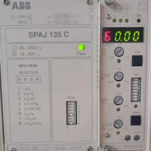 USED ABB SPAJ 135 C / SPAJ 135 C-CA COMBINED OVERCURRENT & EARTH-FAULT RELAY-TESTED