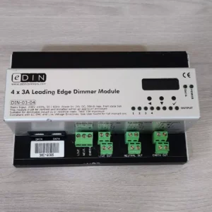 USED eDIN DIN-03-04 | 4 X 3A LEADING EDGE DIMMER MODULE