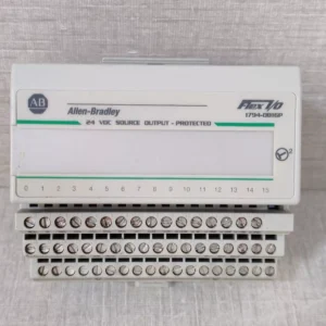 USED Allen-Bradley 1794-0B16P Ser.A 96268276 Rev.C01 W/ 1794-TB3 Ser.A 96145476 Rev.A02 Terminal Base