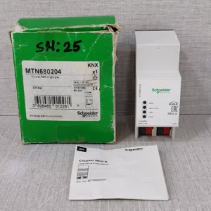 SCHNEIDER ELECTRIC MTN680204 COUPLER KNX REG-K- WITHOUT COVER - NEW OPEN BOX
