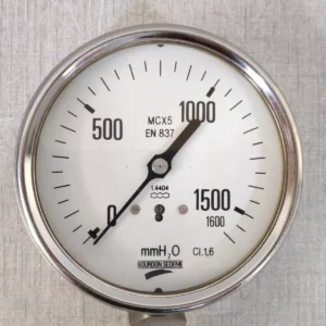 MCX5 Bourdon Sedeme Capsule Pressure Gauge (0-1600) - New Without Box