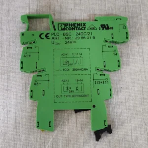 PHOENIX CONTACT PLC-BSC-24DC/21 RELAY BASE 29 66 016 - NEW WITHOUT BOX