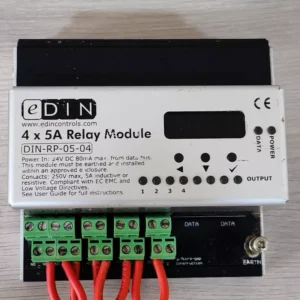 USED eDIN DIN-RP-05-04 | 4 x 5A Relay Module