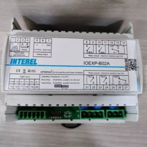USED INTEREL IOEXP-B02A room control unit load wining 12-30 AWG resistive load