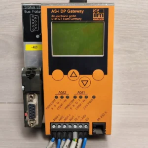 USED IFM AS-i DP GATEWAY PROFIBUS DP AC1326 2MSTR 1RS232C 1DP -W/O ANY ACCS.