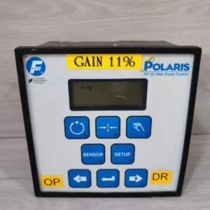 USED FIFE MAXCESS POLARIS DP-20 WEB GUIDE CONTROLLER- WITH BLACK SPOT ON THE SCREEN