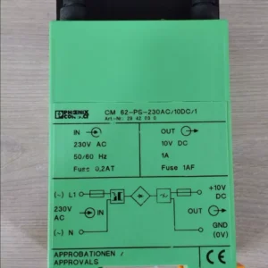 USED Phoenix Contact CM 62-PS-230AC/10DC/1 Power Supply 2942030