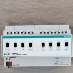 USED EKINEX EK-FB1-TP 8-FOLD KNX BINARY OUTPUT 8xD.O. 10A/230Vac