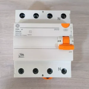 LOT 2 PCS. GE DCG425/030 Differential Switch 608415 | 4P 25A 30mA - NEW OPEN BOX