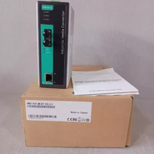 MOXA IMC-101-M-ST V2.3.1 INDUSTRIAL MEDIA CONVERTER 12-45VDC 24VDC / New – Open box