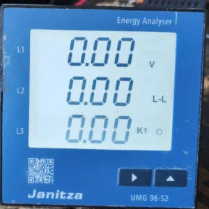 USED JANITZA UMG 96-S2 ENERGY ANALYSER 5234002-TESTED OK