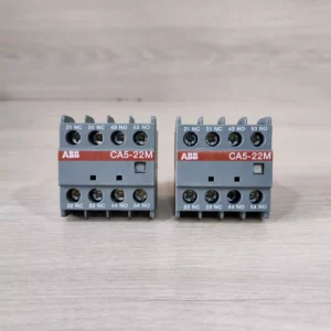 LOT 2 PCS. ABB CA5-22M Auxilliary Contact - New Without Box