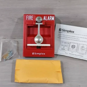 SIMPLEX 4099-9002 PULL STATION FIRE ALARM - NEW WITH FILTHY BOX