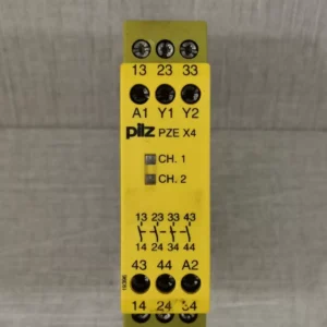 USED PILZ PZE X4 24VDC 4S SAFETY RELAY WITHOUT ACCESSORIES