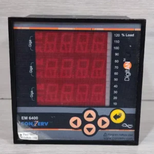 USED CONZERV EM6400 VER.03.02.12 LOAD MANAGER LOAD CONTROL 44-300V- TRIED & TESTED