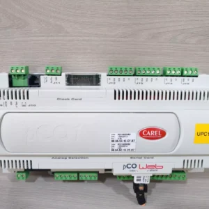 USED CAREL PCO1000CS0 REV 1.013 WITH PCO WEB PCO1000WB0 CARD