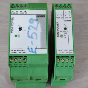 USED Phoenix Contact Mini-PS-100-240AC/10-15DC/2 and Mini-PS-100-240AC/24DC/1