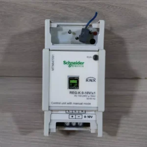 USED SCHNEIDER ELECTRIC KNX MTN647091 REG-K 0-10V/x1 CONTROL UNIT - W/O ANY ACCS.