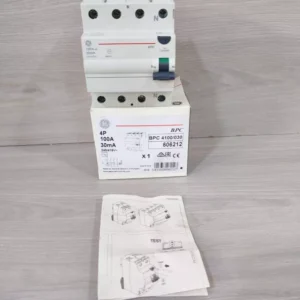 GE BPC 4100/030 Circuit Breaker 4P 100A 30mA | 606212 - NEW OPEN BOX