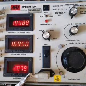 USED AVO CTER-91 MULTI AMPERE CTER-91-230 240VOLTS -TRIED & TESTED