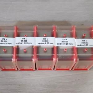 Mozart 80.020 Industrial Blade - Carbon 0.20mm - NEW OPEN BOX