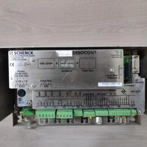 USED SCHENCK VSE 20100 DISOCONT FIELD BUS SYSTEM W/ VIO 20150 V003853.B04 SOFTWARE