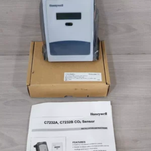 Honeywell C7232A5812 CO2 Sensor, Wall Mount, LCD Display Range: 0-2000ppm - NEW OPEN BOX