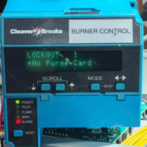 USED CLEAVER BROOKS 833-2719 RM7800 L 1061/97-5248A BURNER CONTROLLER -TRIED & TESTED