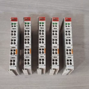 USED LOT 5PCS WAGO 750-501 2 DIGITAL OUTPUT 24V DC 0.5A
