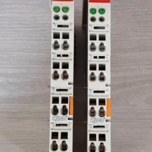 USED LOT 2PCS WAGO 750-502 2D0 24VDC 2.0A OUTPUT MODULE