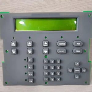 USED FIRE PANEL LCD ANNUNCIATOR 124188V1.19 & INTERNAL KEYPAD 068601-PCA REV.G