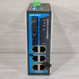 USED MOXA EDS-308-SS-SC REV.2.1 P/N 1201003084015 ETHERNET SWITCH- W/O ANY ACCS.