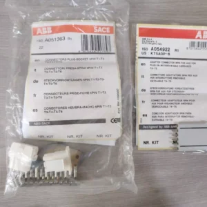 ABB 1SD A051363 R1 Connector Plug Socket with 1SD A054922 R1 Adapter Connector - NEW OPEN BOX