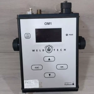 USED WELD TECH OXYGUARD OM1 OXYGEN TRACE ANALYSER - NEED CHANGE BATTERY, NO ACCESSORY