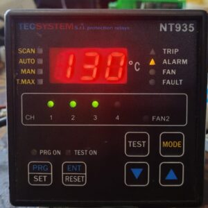 USED TECSYSTEM NT935 ELECTRIC TEMP. RELAY PROTECTION 24-240VAC-DC- TRIED & TESTED