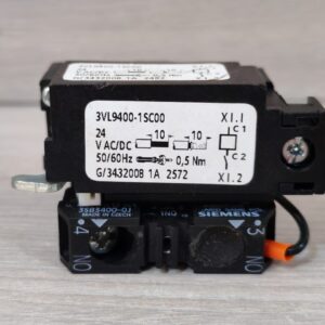 USED SIEMENS 3VL9400-1SC00 24VAC/DC CIRCUIT BREAKER